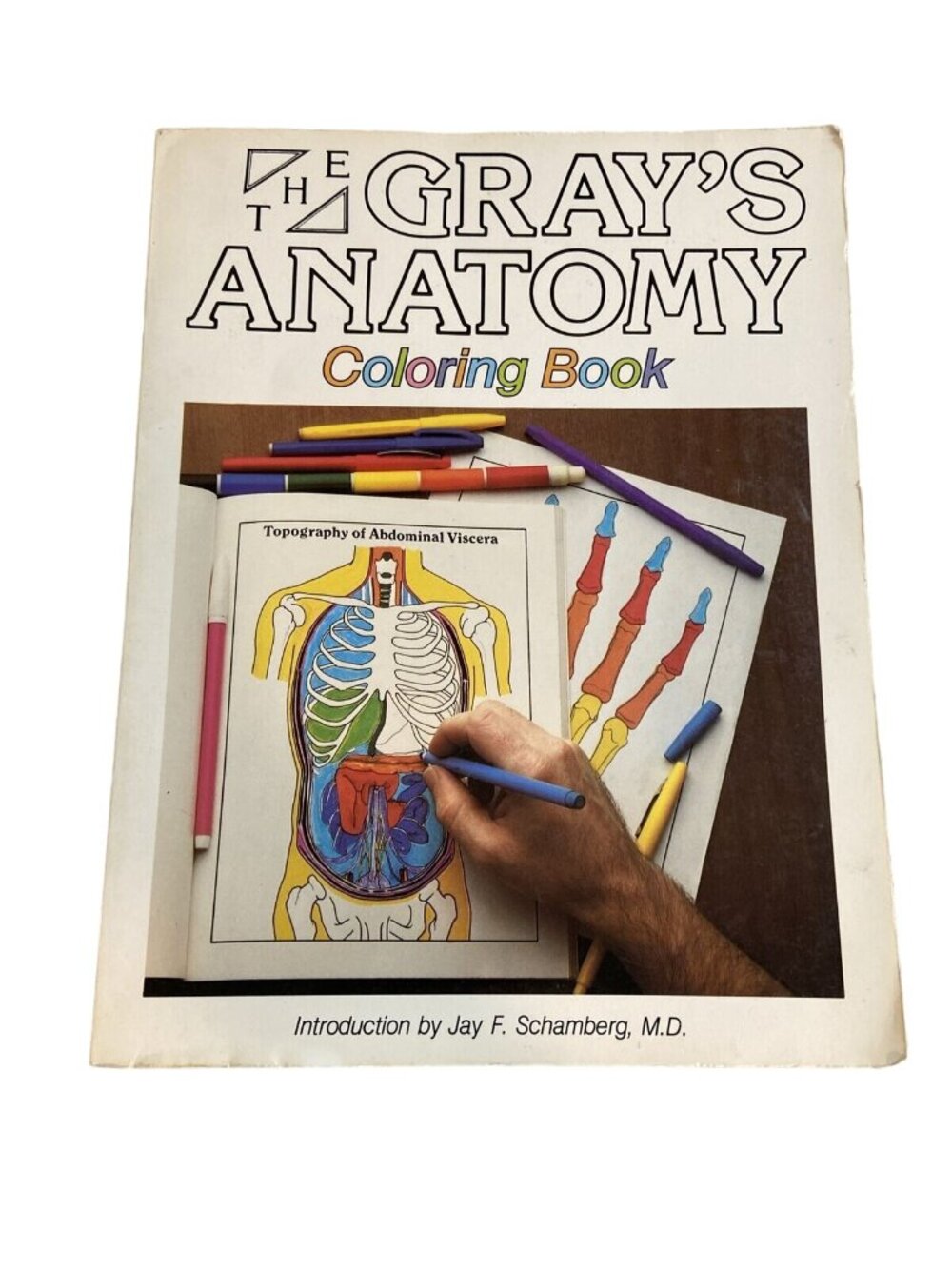 The Grays Anatomy Coloring Book By Running Press 1980